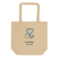 Personalized Nurse Tote, Custom Name RN Bag, Nurse Gift, Nursing Tote Bag
