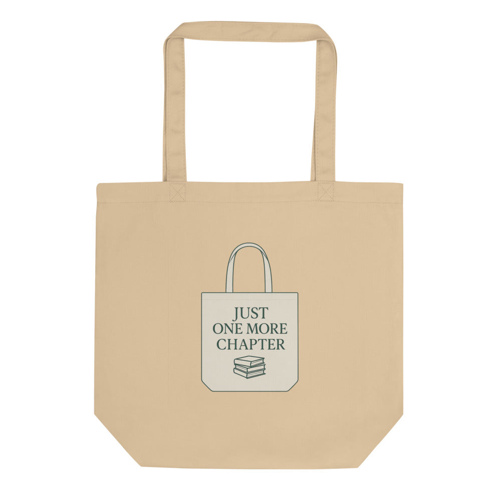 Book Lover Tote, Just One More Chapter Bag, Personalized Reader Gift, Bookish Tote