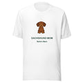 Personalized Dachshund Mom Shirt, Custom Dog Name Tee, Dachshund Lover Gift, Unisex