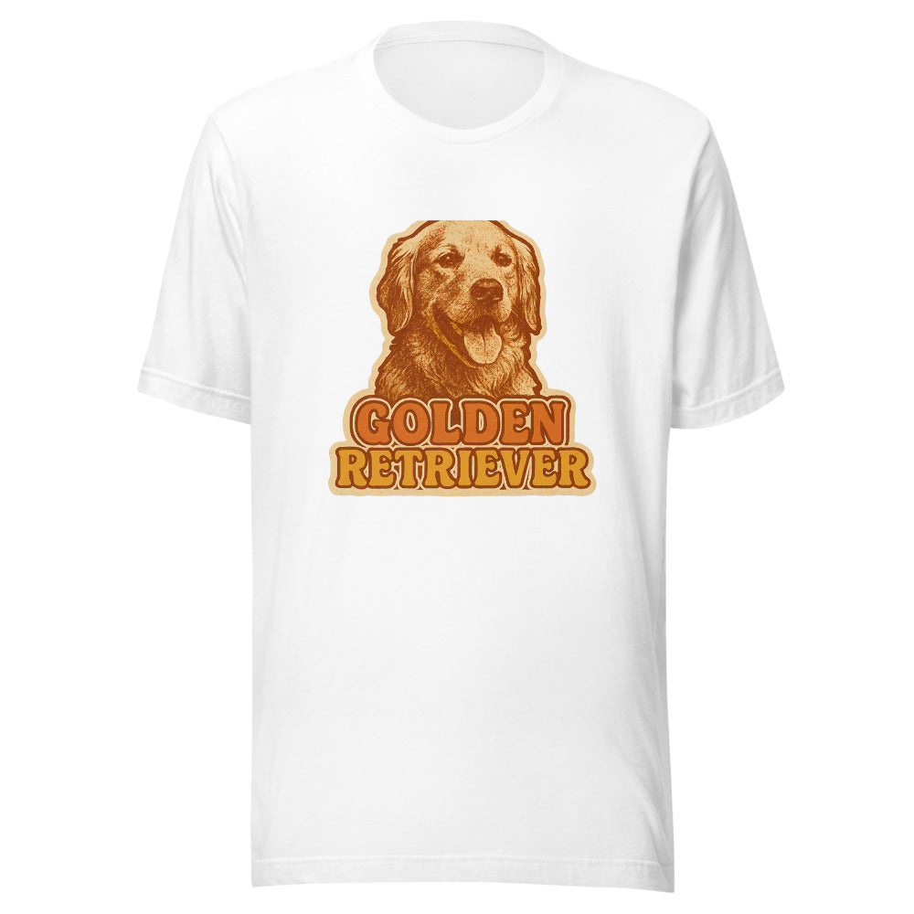 Custom Pet Portrait Shirt, Vintage Bootleg Dog Tee, Personalized Golden Retriever Gift