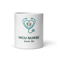 Personalized Nicu Nurse Mug, NICU Nurse Gift, Custom Name RN, 11oz Coffee Mug