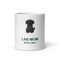 Personalized Lab Mom Mug, Custom Dog Name Gift, Lab Lover, 11oz