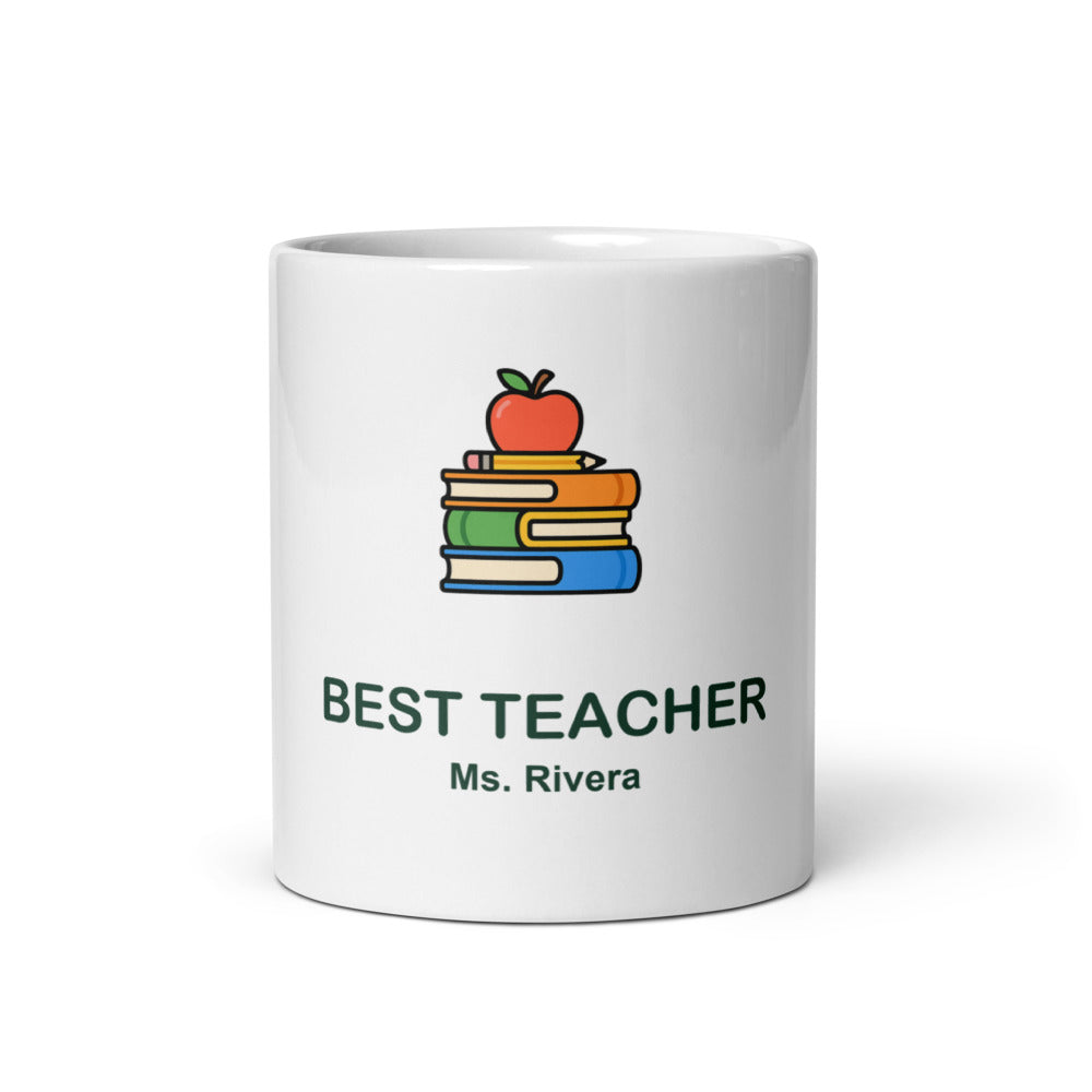 Personalized Teacher Mug, Custom Name Teacher Gift, Teacher Appreciation, 11oz Coffee Mug
