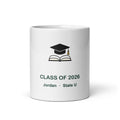 Personalized Graduation Mug 2026, Custom Name Grad Gift, Class of 2026, 11oz Coffee Mug